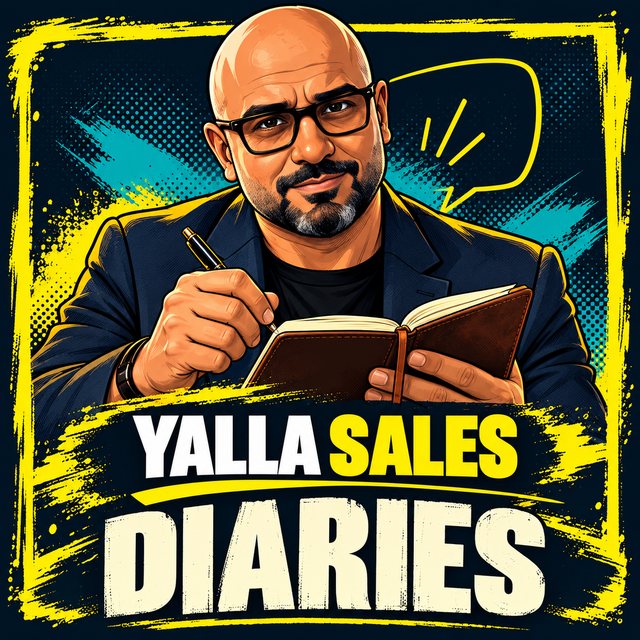Yalla Sales Diaries: the Mentor writing in his notebook